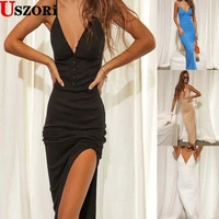womens evening dress sexy spaghetti strap backless women dress solid color tight club party casual dresses for ladies