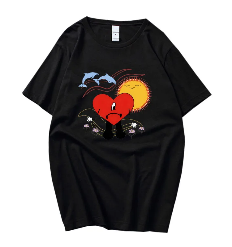 

New Arrival Bad Bunny UN VERANO SIN TI Music Album Summer Kawaii Untamed Women Tee Casual Ulzzang Aesthetic Camiseta 100% Cotton