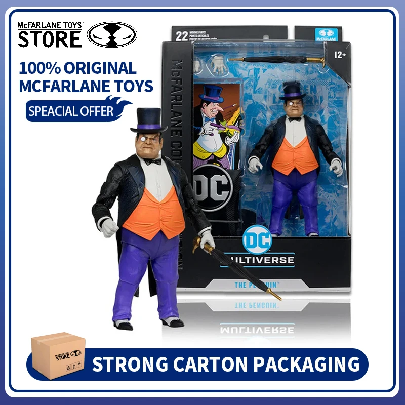 100% оригинальная фигурка McFarlane Toys The Penguin DC Classic Multiverse 18 см модель