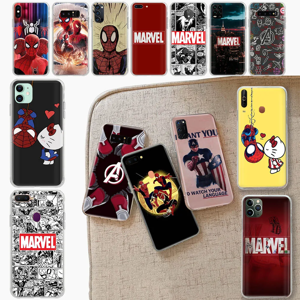 C-15 marvel hero TPU чехол для Infinix Note S5 Lite 12 Smart 4 5 4C 6 Zero 8 8i X Neo Hot 20I 20 Pro