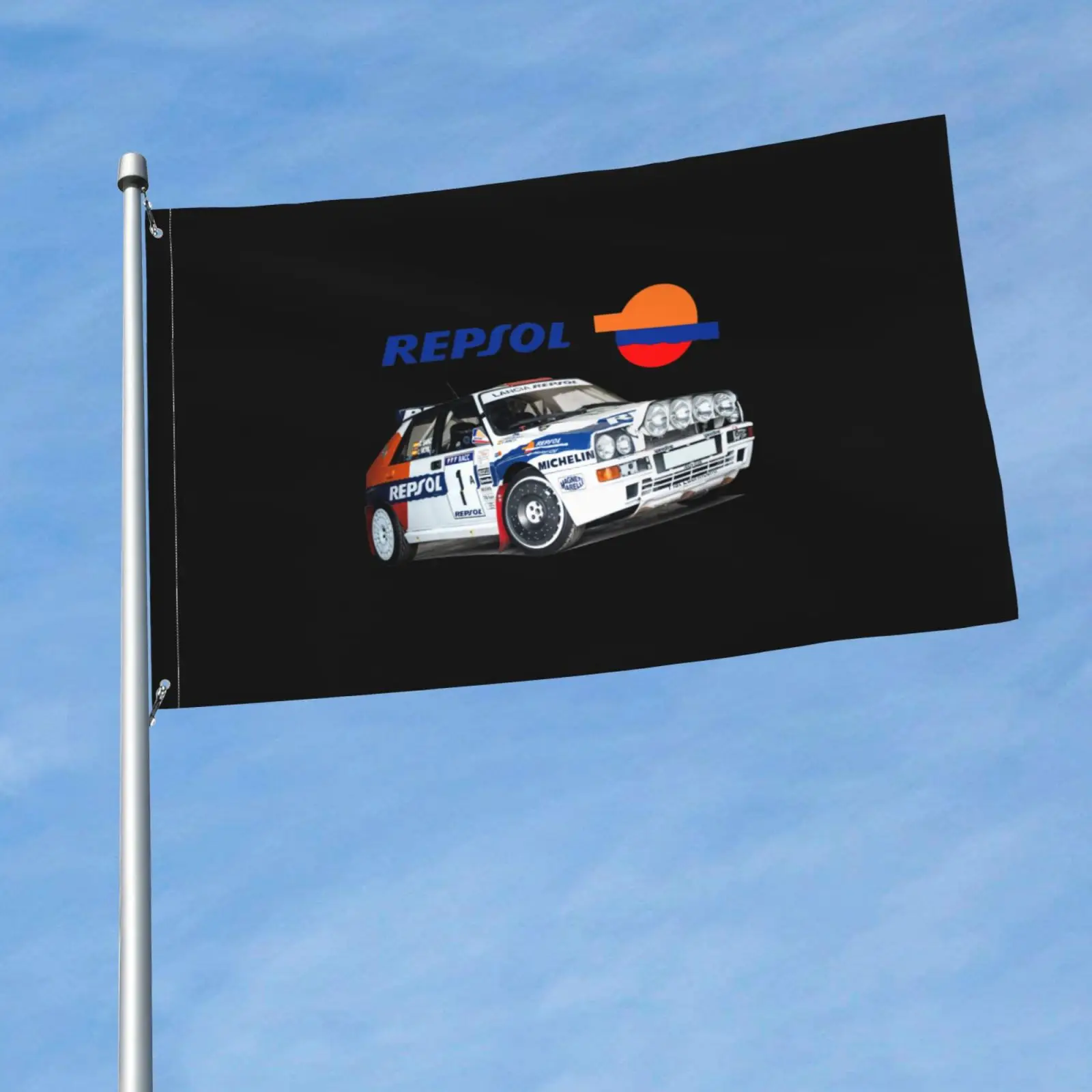 Lancia Repsol Rally Wrc Карлос Sainzorsoft Delta интегрированный Гоночный флаг баннер для вечерние