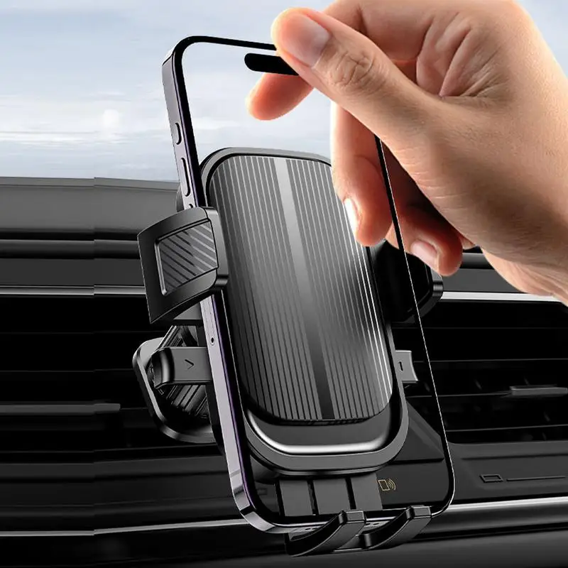 

Phone Holder For Car Vent Universal Phone Stand Clip Air Vent Phone Mount Compatible With RV Sports Car Sedan SUV Mini Van