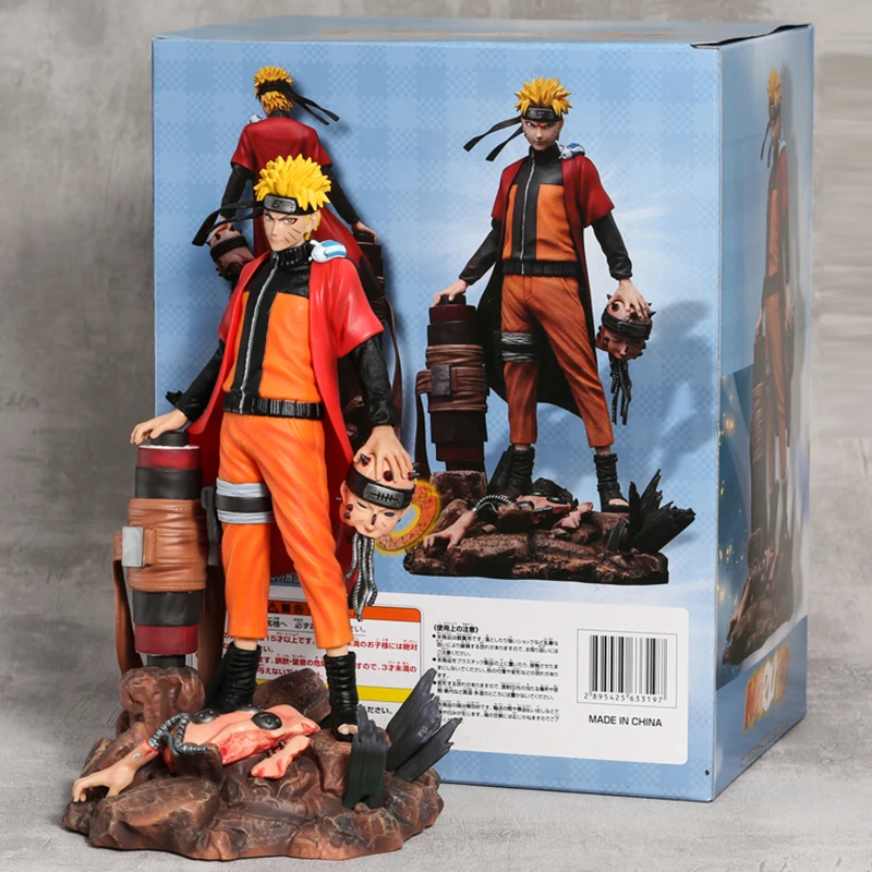 Аниме-фигурка Наруто шипудэн сеннин Узумаки отличная модель игрушки подарок