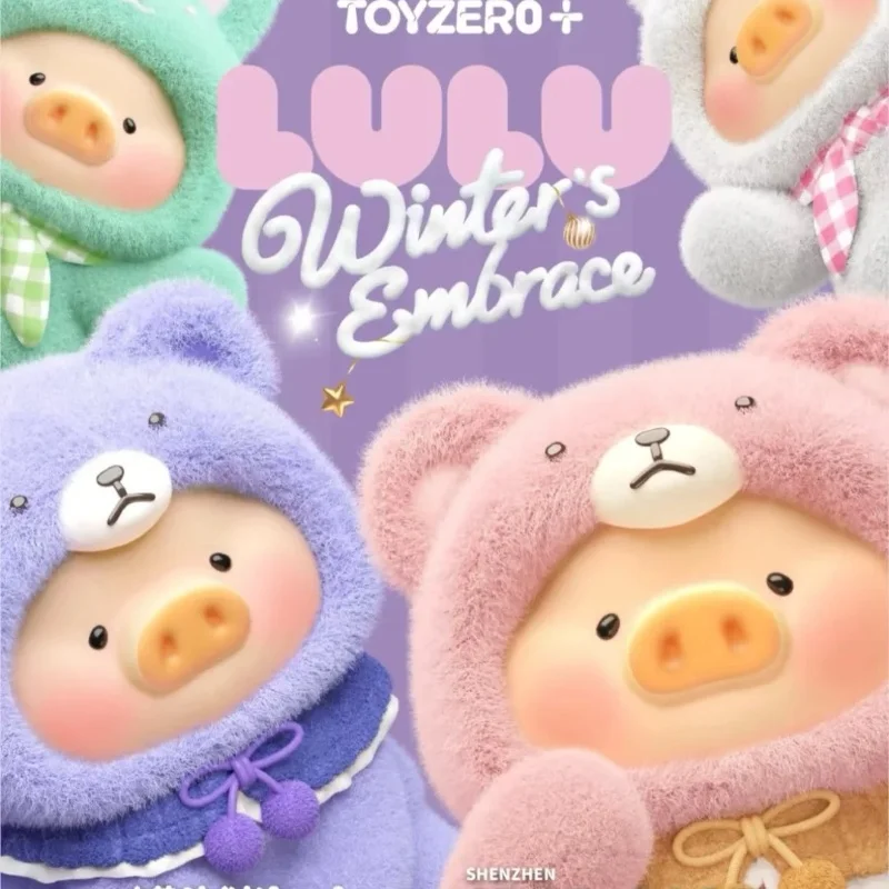 Фото Подлинная слепая коробка Lulu Pig 2-Generation Good Times Series, виниловая милая кукла, кавайные фигурки, подвеска, декор, игрушки, модный подарок-сюрприз №5