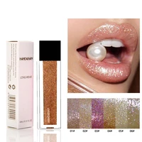 pearlescent glitter non stick cup lip gloss shine liquid lipstick waterproof long lasting moisturizer makeup lip lint cosmetic