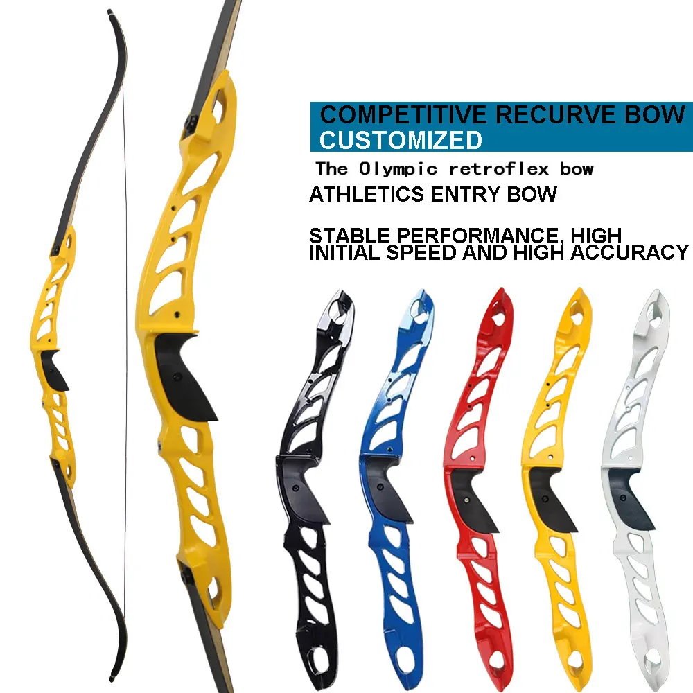 

Professional Competitive Recurve Bow 30-40lbs, Hunting Shooting Adult Longbow Shooting Equipment Competitive Sports Training