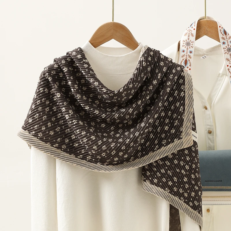 Женский шарф зимний теплый модный брендовый дизайнерский двусторонний одеяло