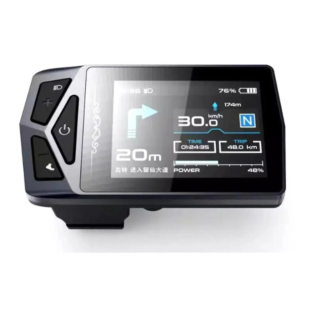 

E-Bike 02U Display Colour Screen Indicator for 01 02 HD G510 G330 Mid Drive Motor E-Bike Bluetooth Navigation