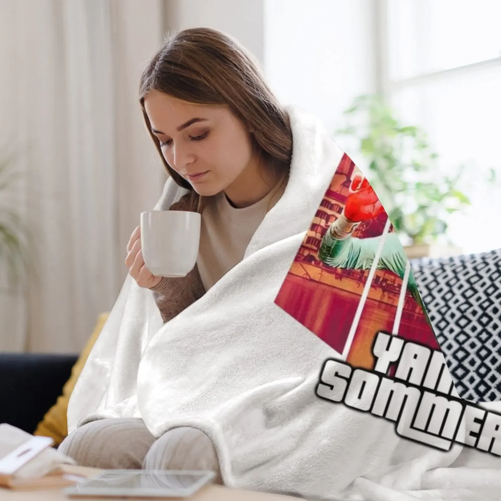 Ян Sommer плюшевое одеяло