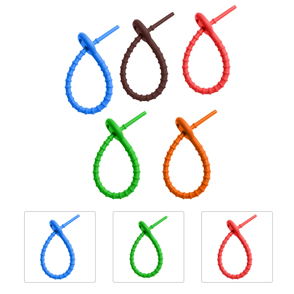 

Cable Ties Cord Organizer Wirebag Keeper Manager Zip Removable Winder Headset Tags Marker Fastenerwinders Belt Tying Reusable