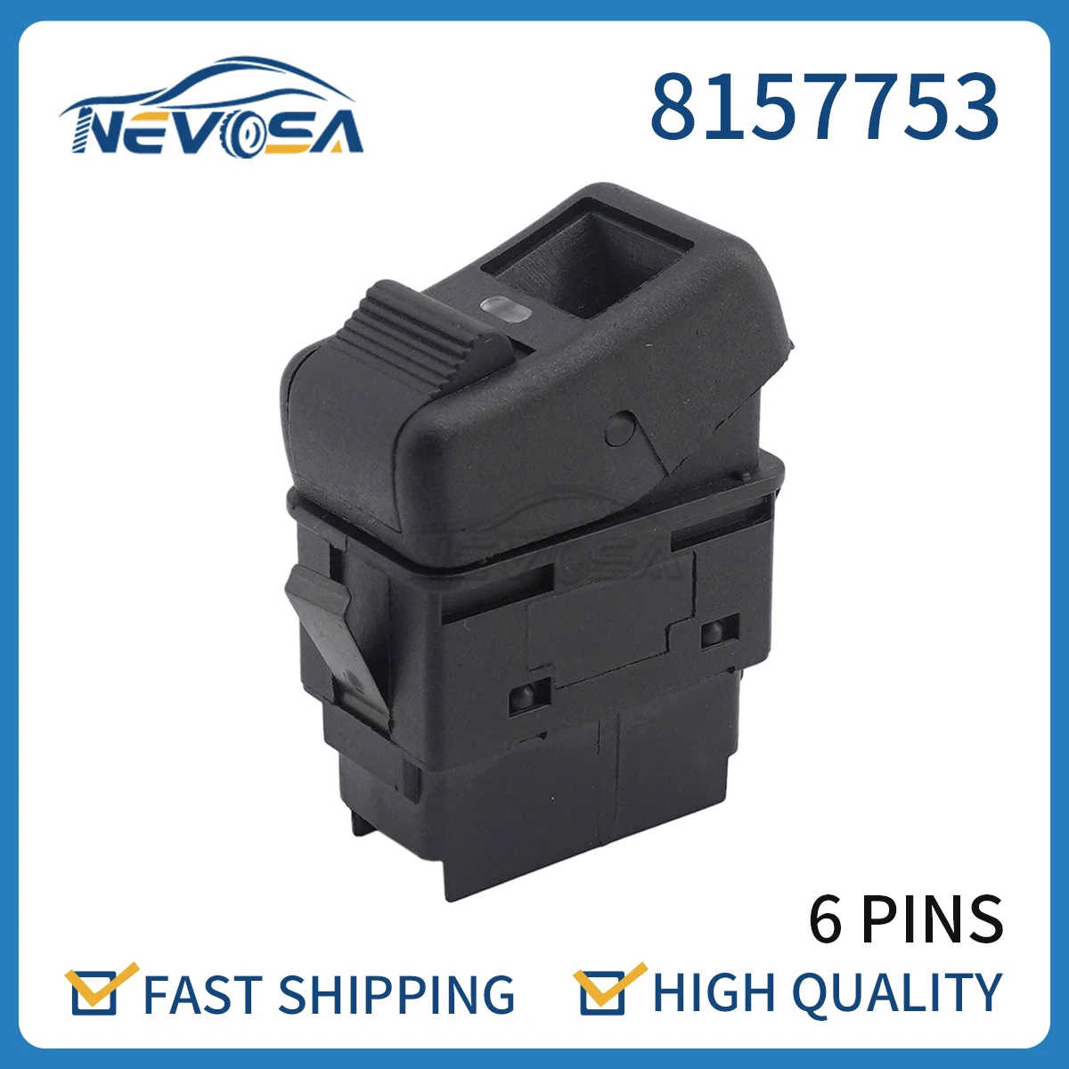 

Nevosa 8157753 1624112 Differential Lock Switch Button For Volvo FH 12 16 FM 10 FL NH Truck Automatic Flip Switch Control