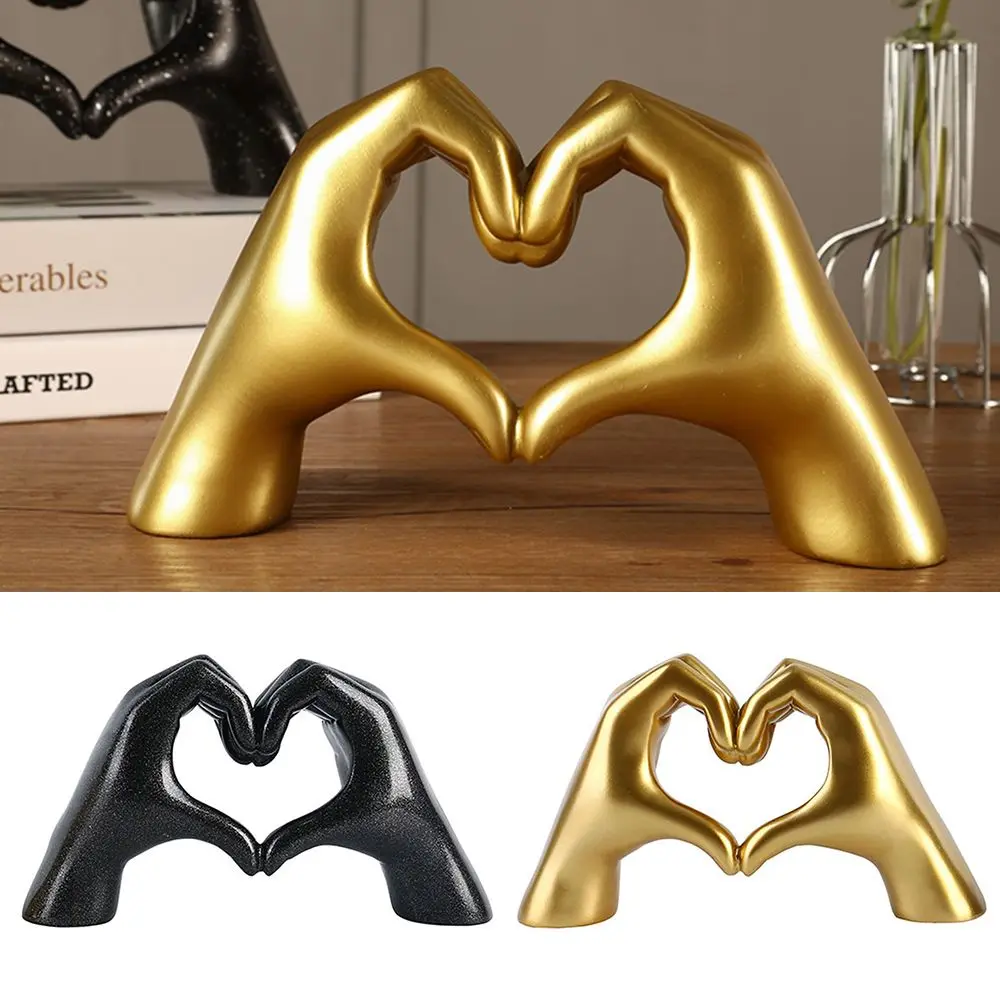 

Abstract Art Sculpture Office Home Decoration Desktop Decor Figurine Statue Gesture Finger Figurine Adornment Porcelain