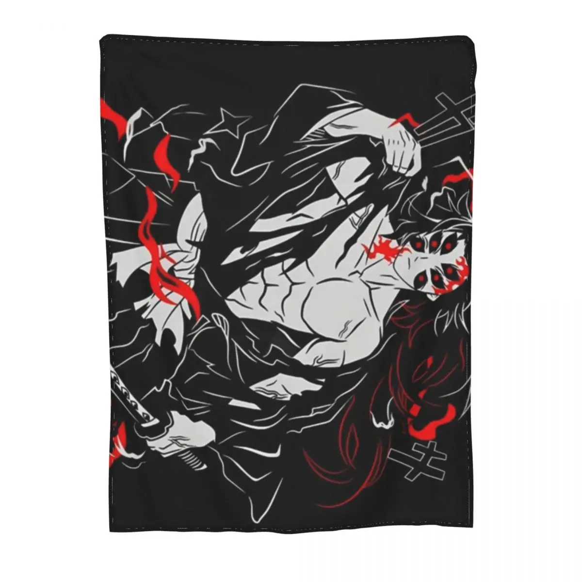 Ультрамягкое Флисовое одеяло Upper Moon 1 Kokushibo