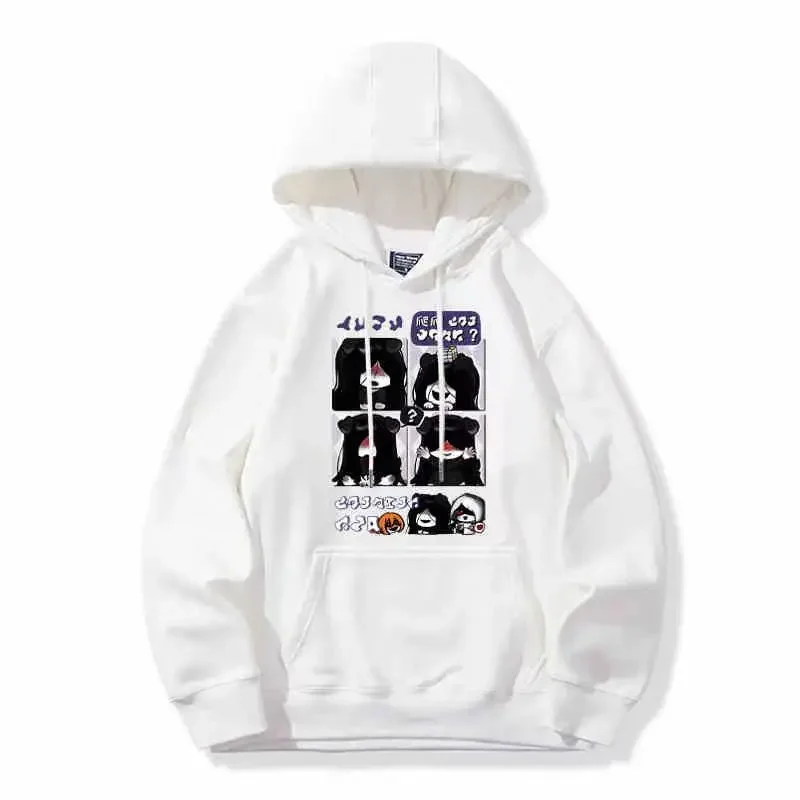 Homicipher MrCrawling Streetwear Men Hoody Sweatshirts Anime Harajuku Clothing for Women Tracksuit Sweatshirt