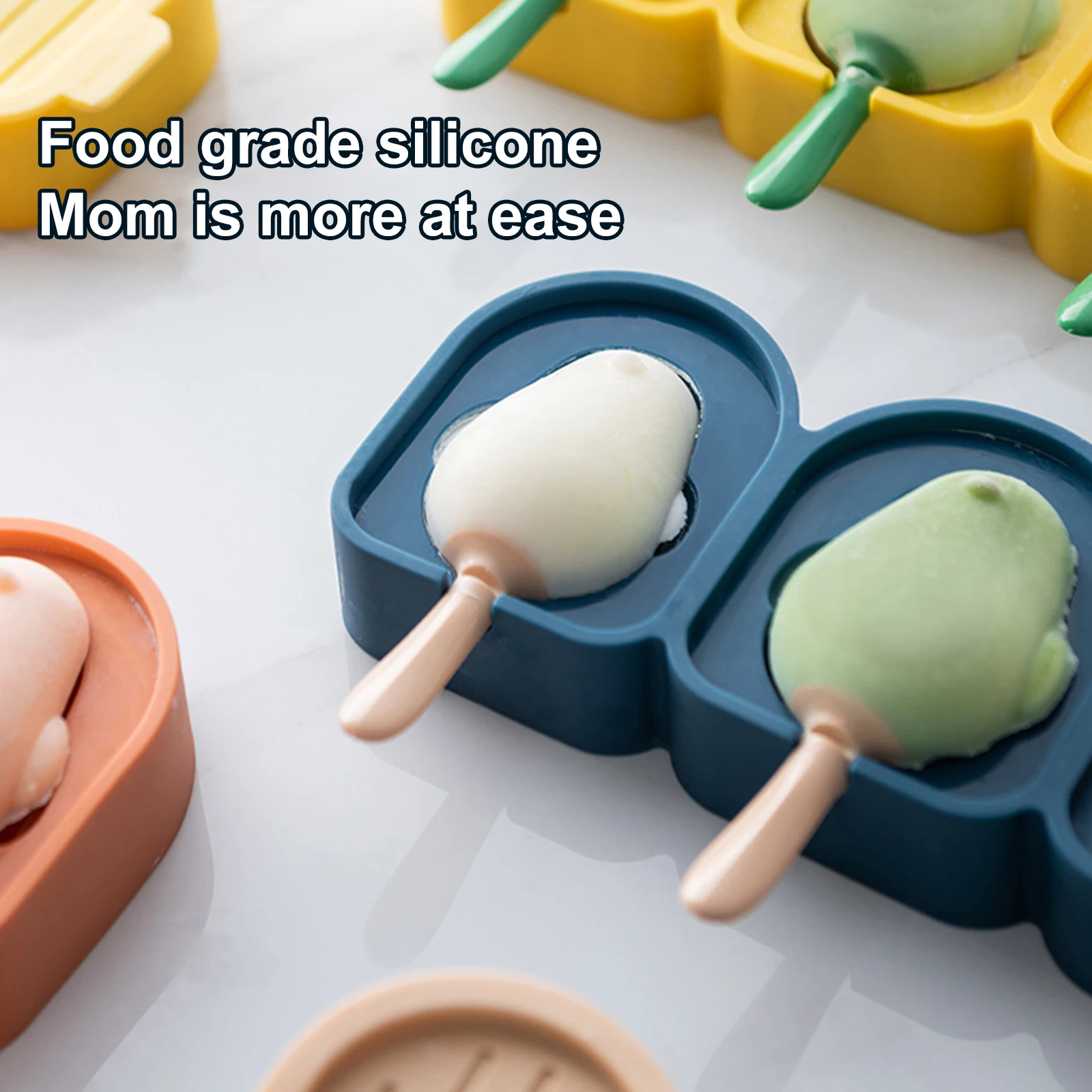 

Bird Popsicle Mold Box Home-made Ice Cream Popsicles Ice Mold Kitchen Tools Accessories Silicone Popsicle Mold