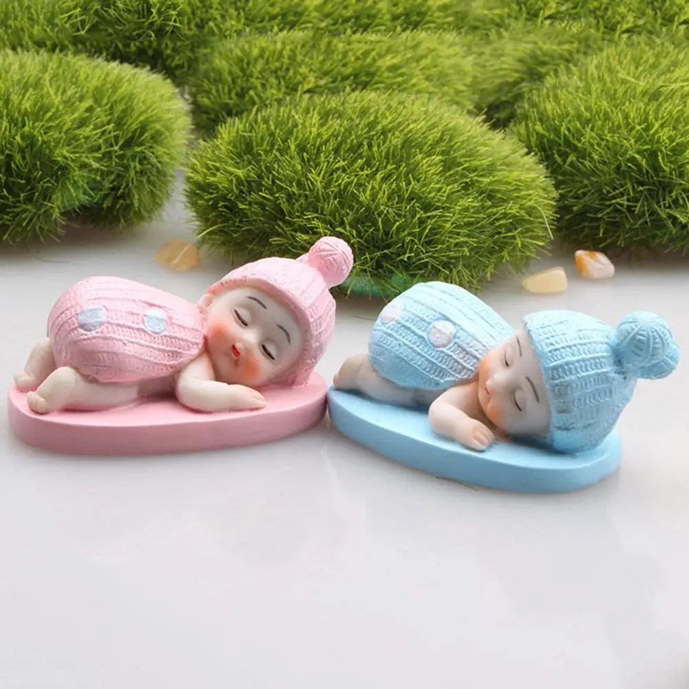 

Baby Figurine Creative Anti-crack High Simulation Synthetic Resin Fish Tank Decoration Office Supply