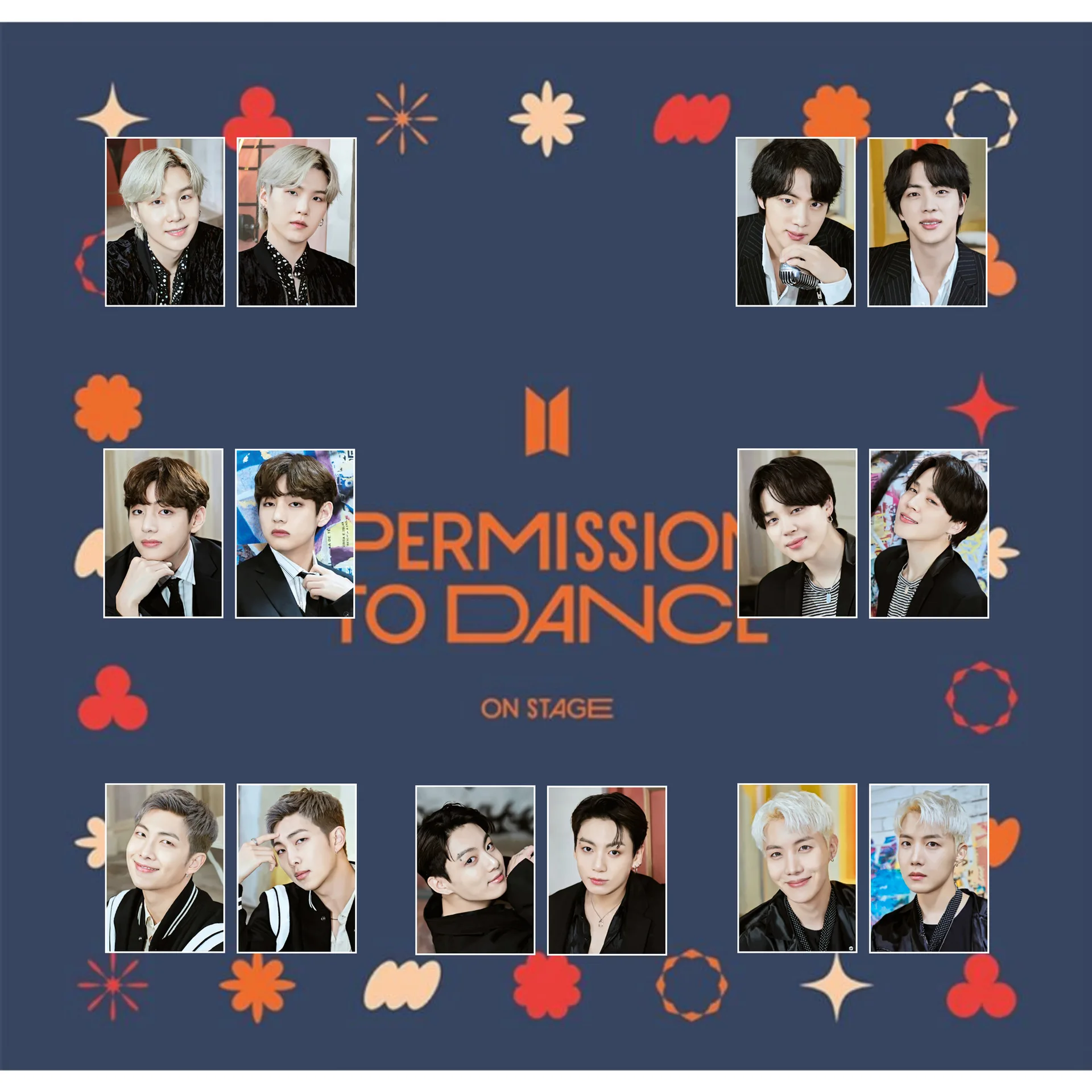 

2 шт./компл. Kpop Bangtan Boys постер наклейка s альбом Новые разрешения для днэйса на сцене постер наклейка на стену джимин Джин предложена