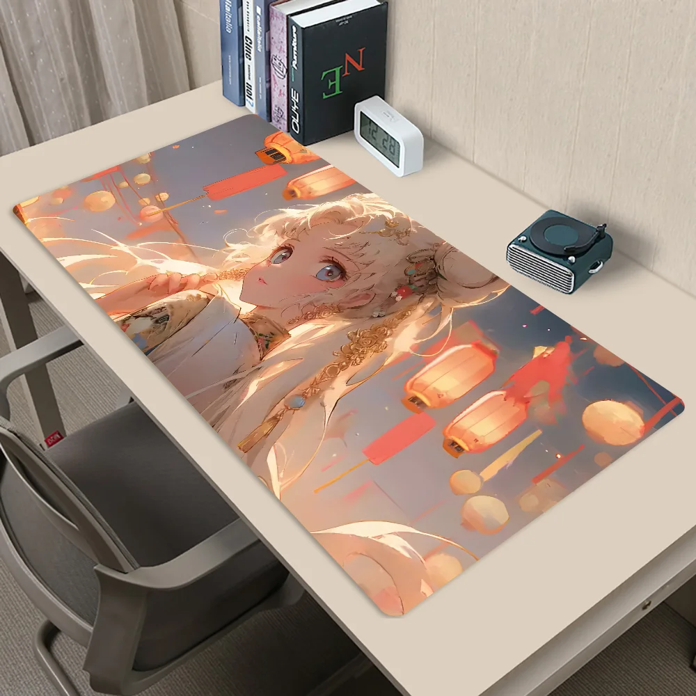 S-Sailor Cute M-Moon Mousepad New Arrivals Large Gaming L XL XXL Gamer Mouse Pad Size For Keyboards Mat