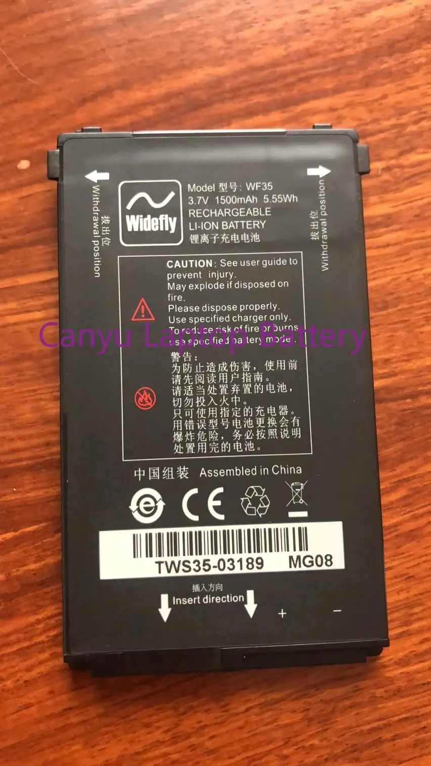 

Литий-ионный аккумулятор Widefly WF35 1500 мАч