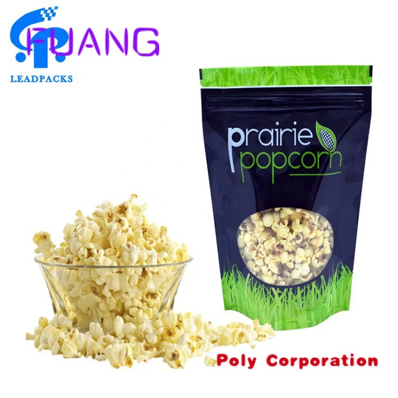 Cheap Custom Logo Snack Food Packaging Plastic Popcorn Packing Bag