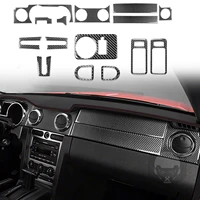 16pcs ford mustang 2005 2009 carbon fiber complete interior kit complete decorative cover