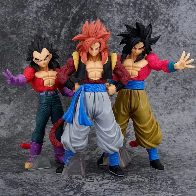 

Dragon Ball Gt Super Saiyan 4 Anime Figure Goku Vegeta Gogeta Ssj4 Figurine Pvc Statue Action Figures Model Collection Toys Gift