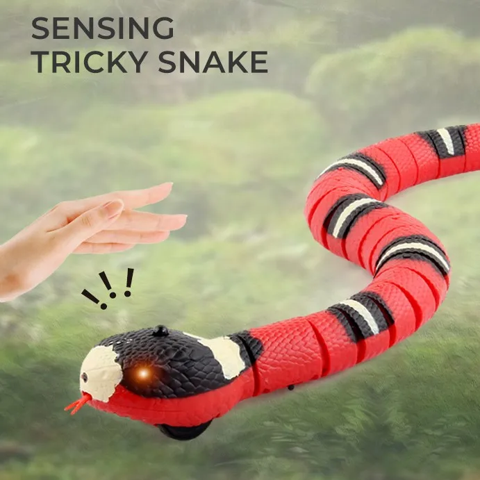 

Dogs Interactive Automatic Snake Cat Toys Charging Play Pet Electric Accessories Sensing Smart Game Toys Cat Toy