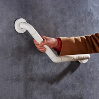 Wall Mounted Pull Up Bar Bathroom Handle Safety Elderly Shower Handle Handicap Suporte Barra Ducha Disability Products EB5FS