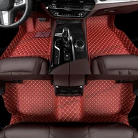 leather car interior floor mats for bmw 6 series g32 640i 650i 630i 2018 2019 2020 2021 accessories carpet rug 2022 m sport