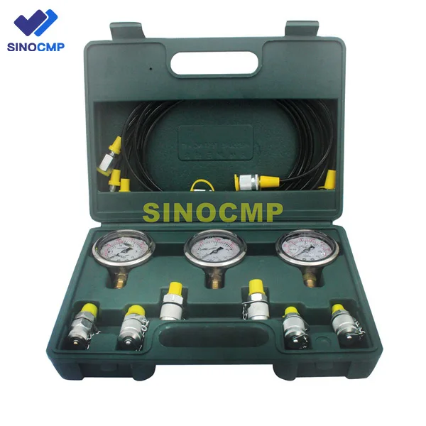 

Hydraulic Tester 25Mpa/40Mpa/60Mpa Hydraulic Pressure Test Kit Hydraulic Gauge Kit for Excavator Construction Machinery