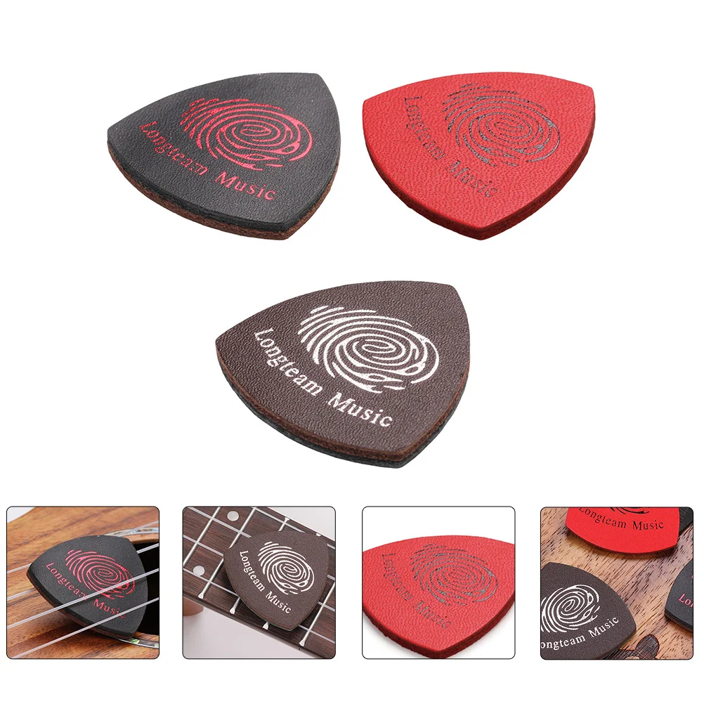 

3 Pcs Picks Metal Guitar Metal Thumb Pick Musical Instrument Artistic Celluloid Guitar Pick Skin Acoustic Guitar Picks