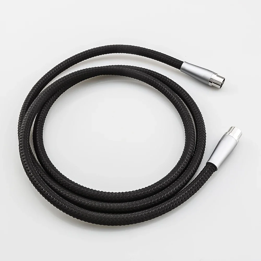 HI-End Чистое твердое серебро 5-контактный соединитель Hi-Fi от DIN до для Naim Quad