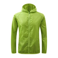 outdoor jacket quick dry skin coat sunscreen men windproof coat simple long sleeve thin solid color women coat for jogging