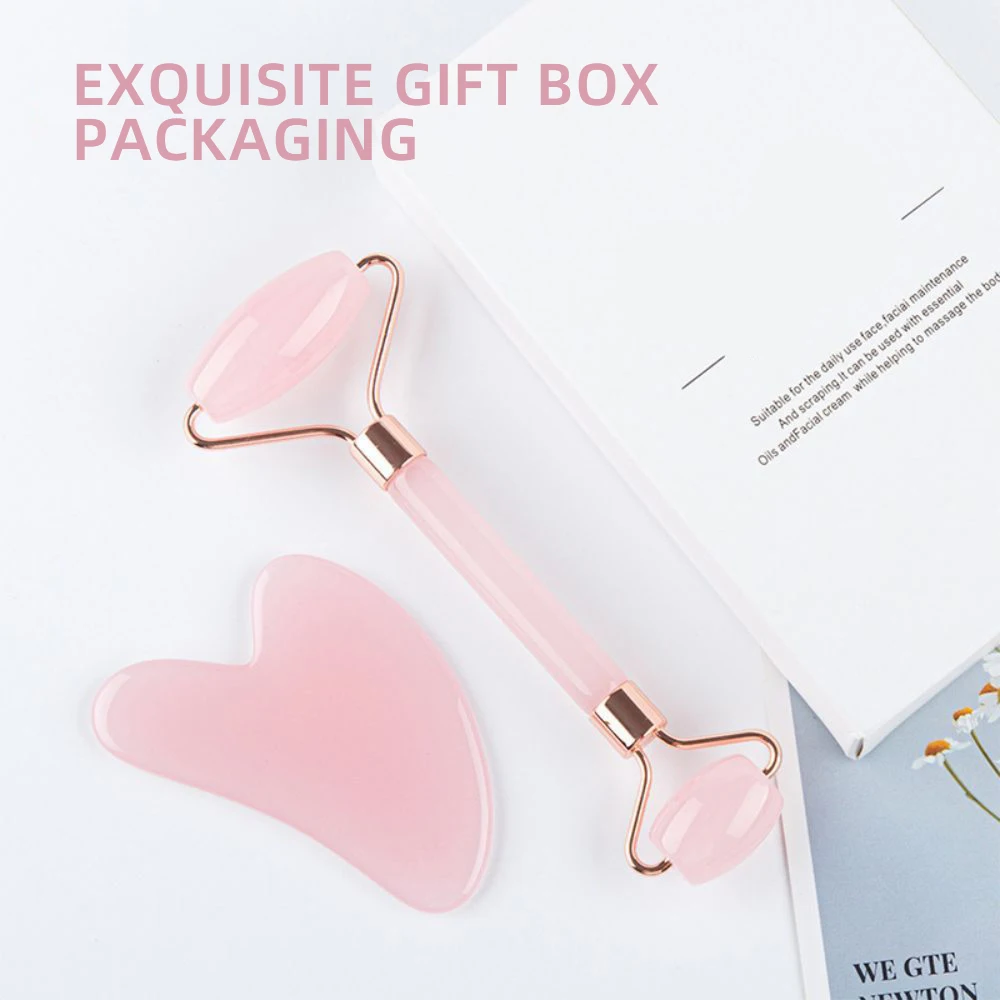 Розовый набор в коробке пластина гуаша подтяжка лифтинг лица полимер не