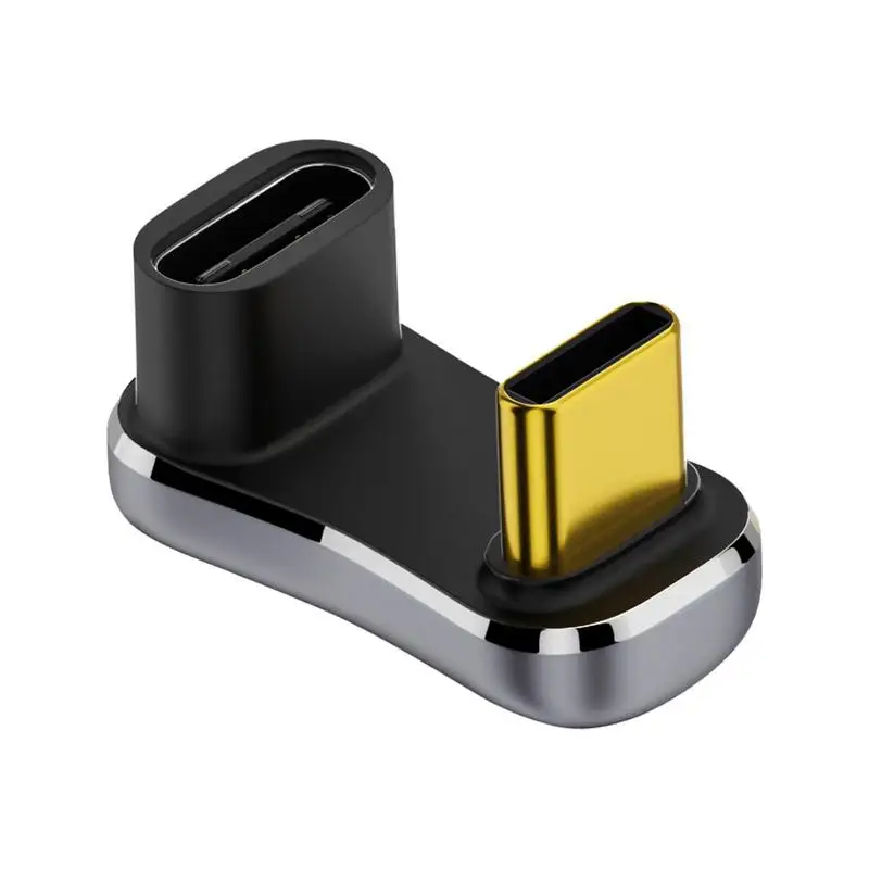 

Male To C Female Extension Adapter Connector Angled Type-C Adapter U Shaped Extender For Steam Switch Laptop Accessories