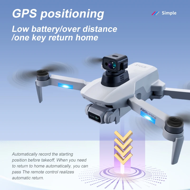 4DRC Дрон 6K Профессиональная HD-камера GPS 5G WiFi FPV Обход препятствий Бесщеточный