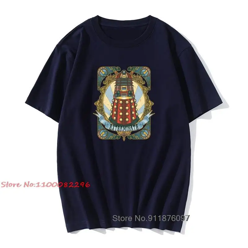 Футболка Dalek newNew Dr Who из хлопчатобумажной ткани для мужчин крутая футболка