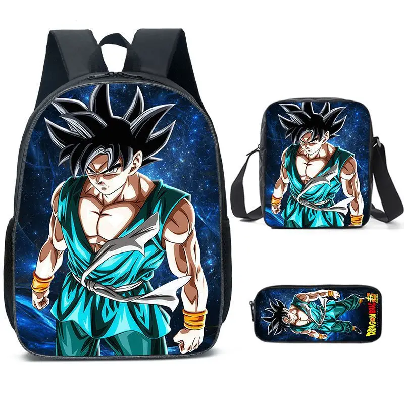 

3D Printing Dragon Ball Surrounding Schoolbag Backpack Primary and Middle School Students Backpack Messenger Bag Pencil Case