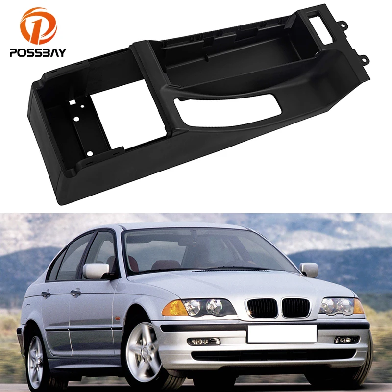 

Black Center Console Trim Base with Arm Rest Opening RHD for BMW 3 Series E46 1998 1999 2000 2001 2002 2003 200 Interior Parts