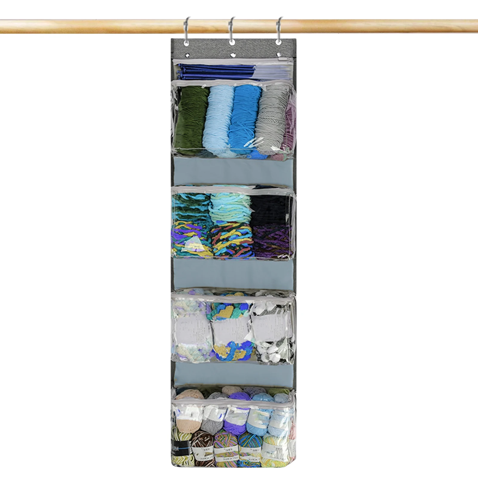 

Настенный органайзер для вязания, 4 отделения