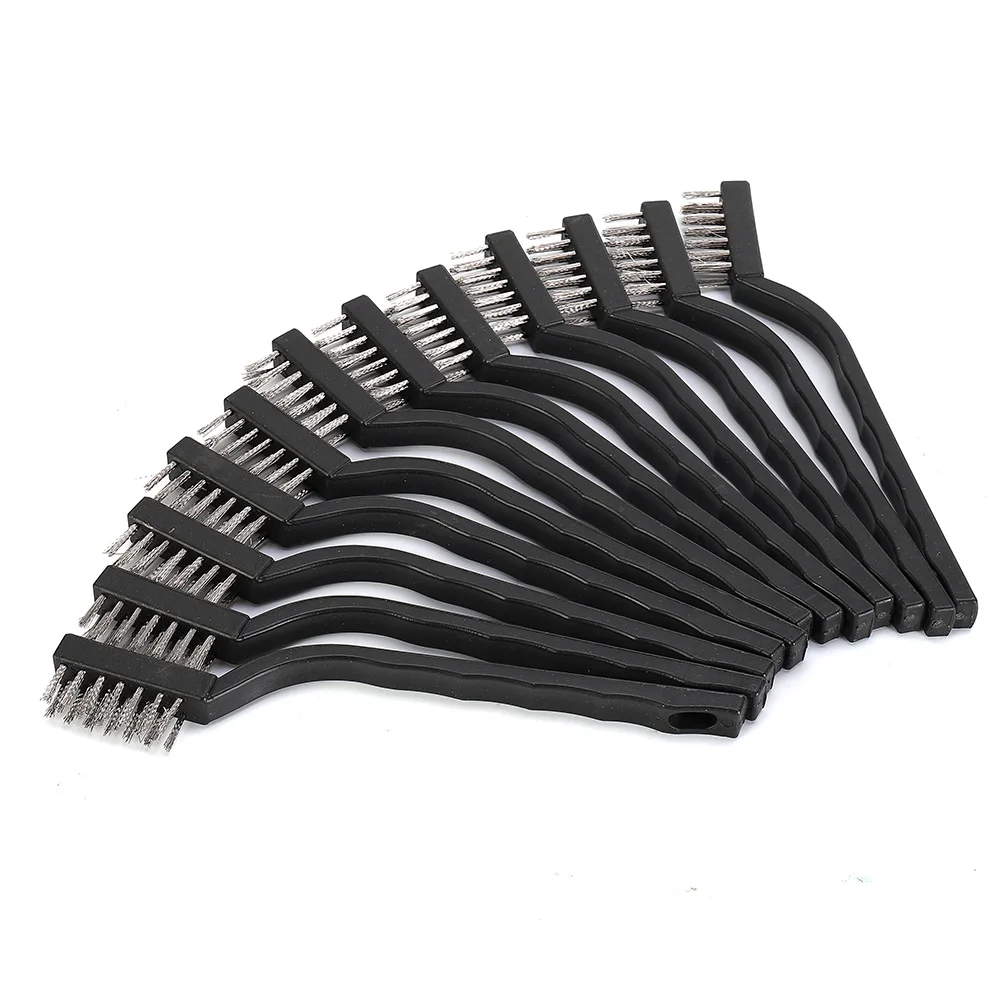 

Tools Wire Brushes Accessories Equipment Mini Paint Remover Rust Stainless Steel Supplies Cleaning DIY Durable