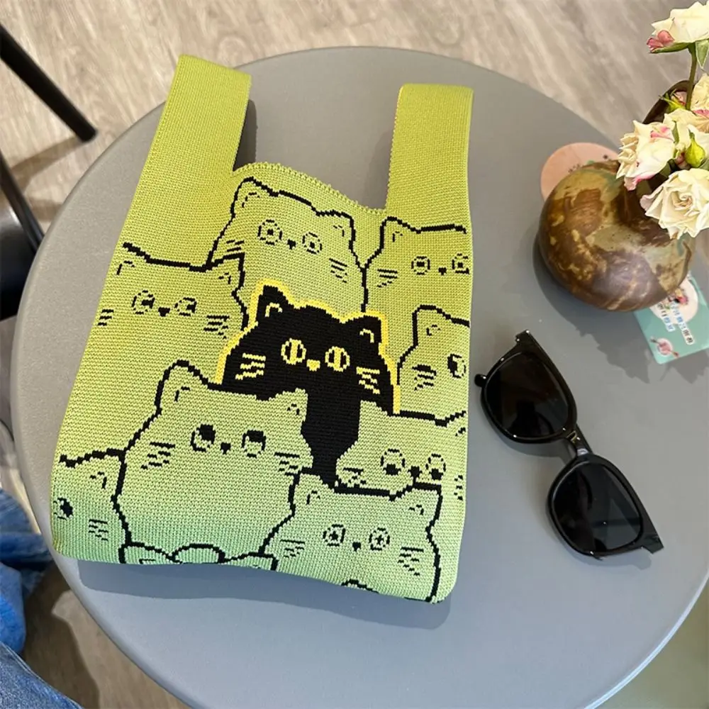 Женская Треугольная Вязаная Большая Сумка Многоразовая Повседневная На Плечо С