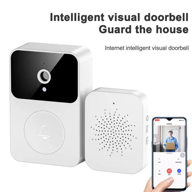 

Смарт-Камера дверная беспроводная водонепроницаемая с Wi-Fi, 1080P HD