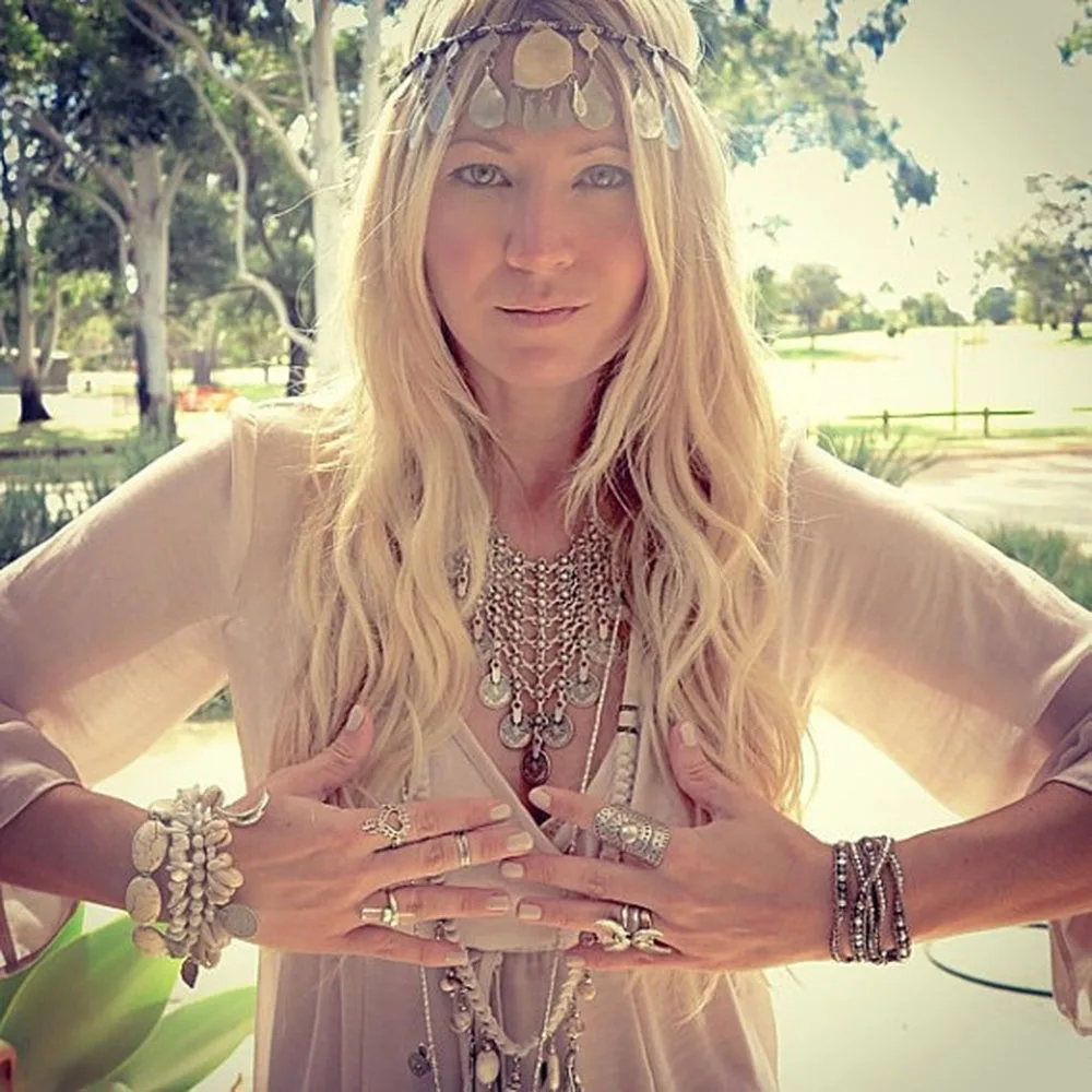 Женское Ожерелье с монетами в богемном стиле