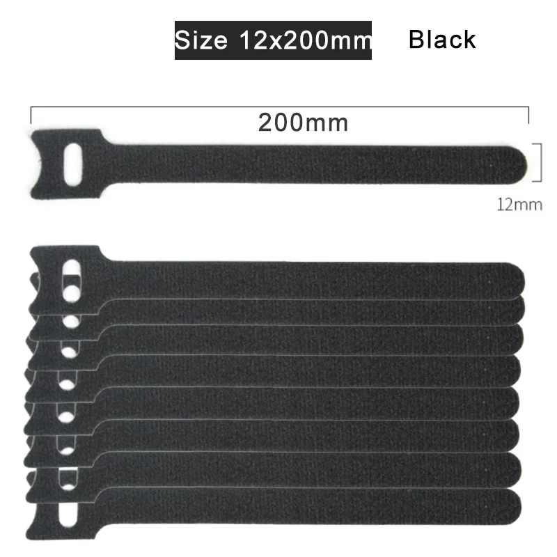 

10/20/30 шт. многоразовые крепежные кабельные стяжки, лента с крючками и петлями, кабельные ремни, проволочные стяжки, регулируемый органайзер для шнура