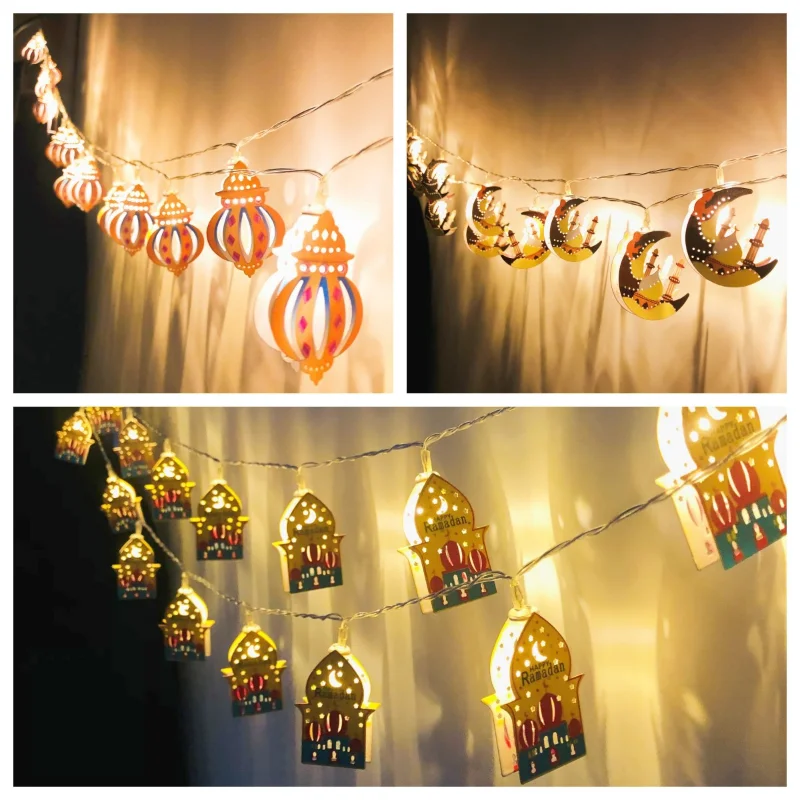 

Eid Mubarak Moon Star Led Light String Ramadan Decoration 2023 Islam Muslim Party Decor Ramadan Kareem Lights Garland On Battery