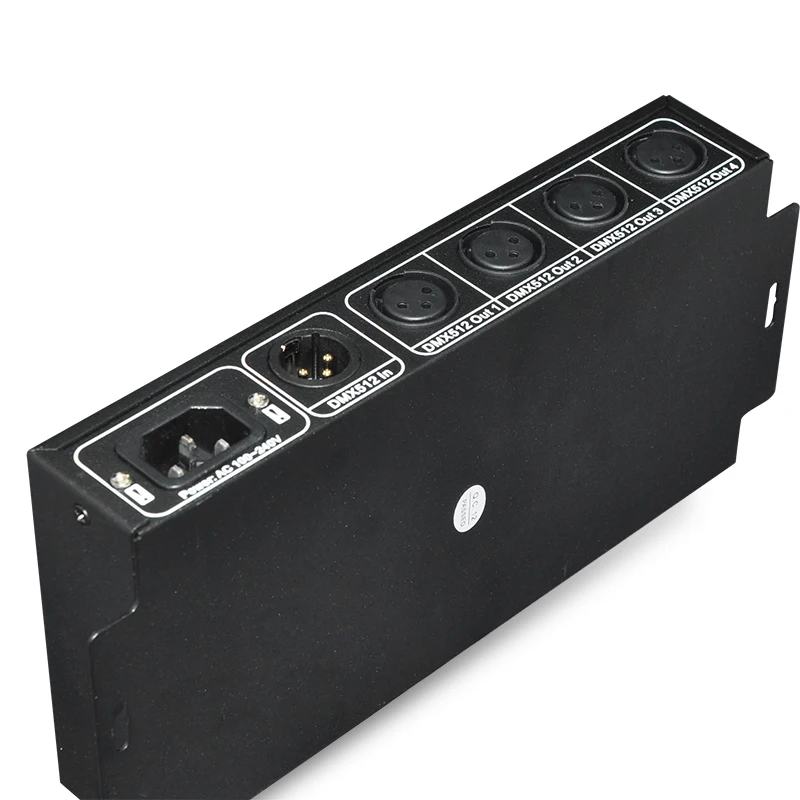 DMX124 4-портовый распределитель сигнала DMX512 изоляционное напряжение 1000 В между