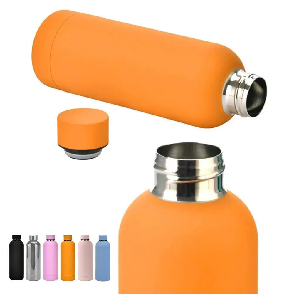 304 Стальная маленькая горловина двухслойная изоляция 500 мл чашка для воды спорта
