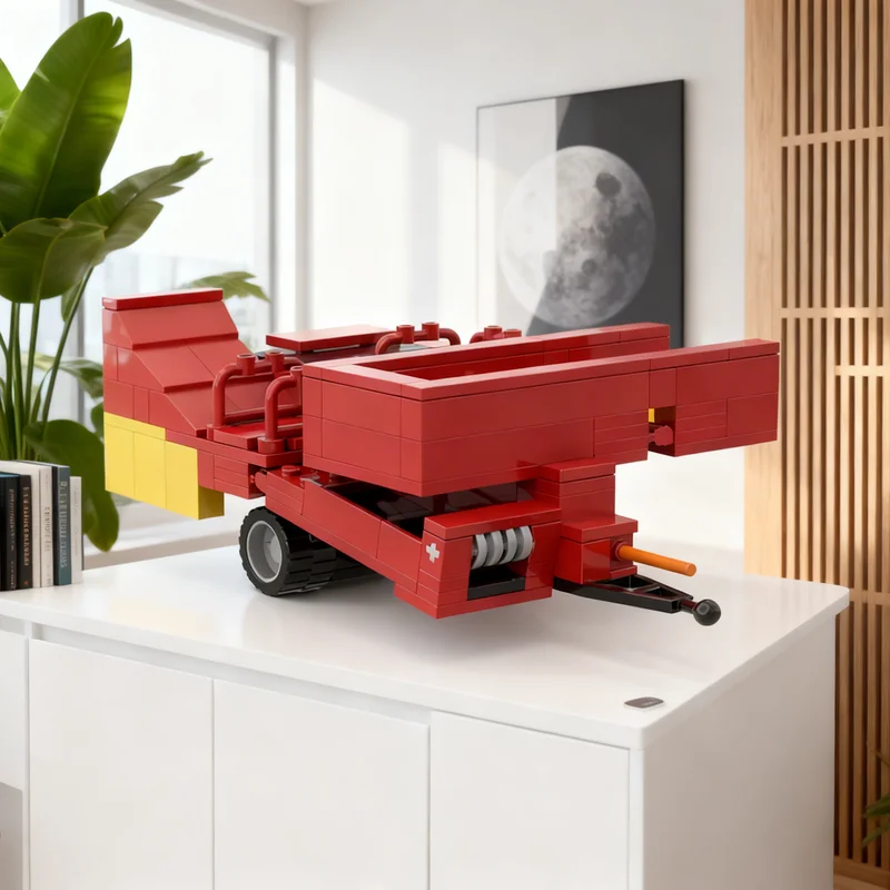 Фото 146 деталей MOC City Farm Grimme SE: Модель картофелекопалки (Картофелеродер) — Конструктор, Архитектурные игрушки, Рождественские подарки, DIY для детей №1