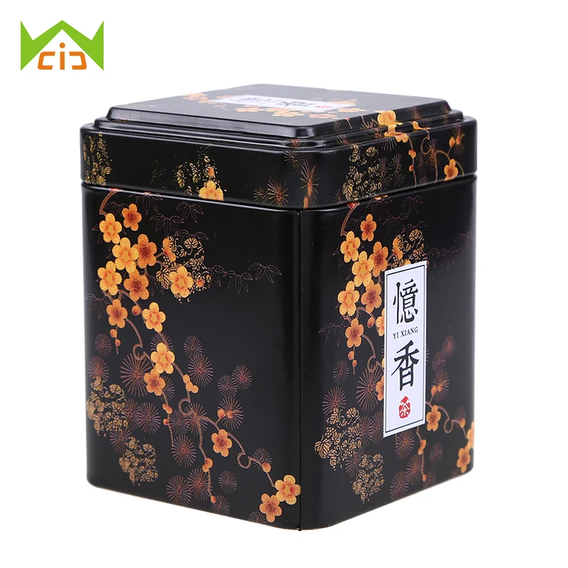For Candy Biscuit Cookie Chocolate Storage Box Coffee Can For Gift Retro Chinese Tea Caddies